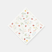 Ladybug Summer Garden Babydusche Papier Napkin Serviette (Ecke)