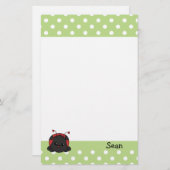 Ladybug-Süsse Briefpapier (Vorne/Hinten)