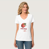 Ladybug T - Shirt "Lucky Charm" - Eine Touch des G (Vorderseite Vollansicht)