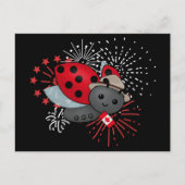 Ladybug-T - Shirt Postkarte (Vorderseite)