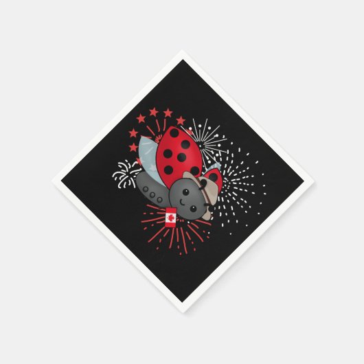 Ladybug-T - Shirt Serviette (Ecke)