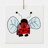 Ladybug Table Lamp Keramikornament (Rückseite)
