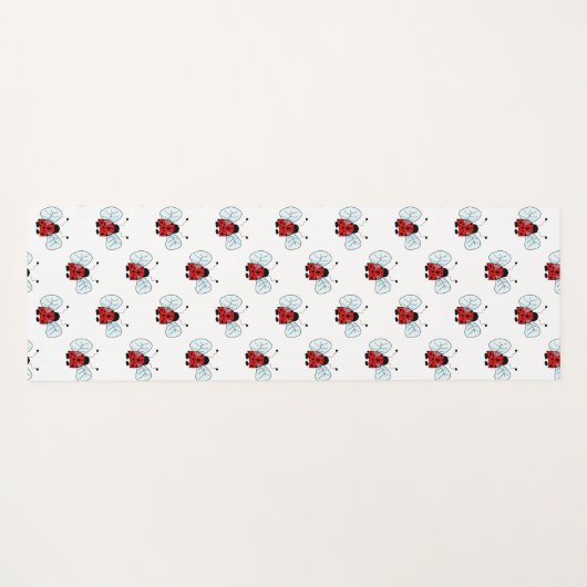 Ladybug Table Lamp Yogamatte (Rückseite (Horizontal))
