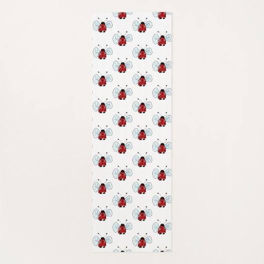 Ladybug Table Lamp Yogamatte (Rückseite)