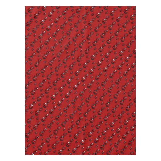 Ladybug Tablecloth Ladybug Ladybird Art Tablecloth Tischdecke (Vorderseite)