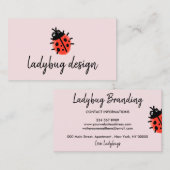 Ladybug Tagespflege Visitenkarte (Vorne/Hinten)
