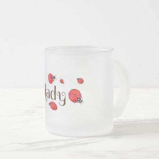 Ladybug-Tasse Mattglastasse (VorderseiteRechts)