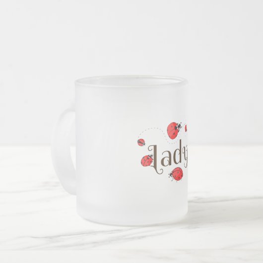 Ladybug-Tasse Mattglastasse (Vorderseite Links)