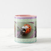 Ladybug-Tasse Zweifarbige Tasse (Mittel)