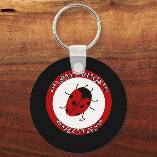 Ladybug-Taste Schlüsselanhänger (Vorderseite)
