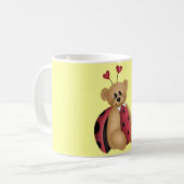Ladybug Teddy Bear Tasse (Vorderseite Links)