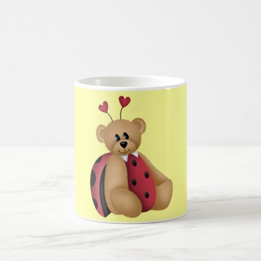 Ladybug Teddy Bear Tasse (Mittel)