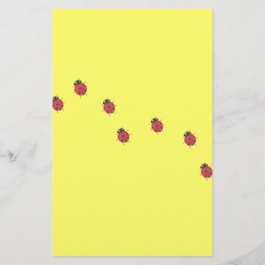 Ladybug Thema Kinderbetreuung Flyer (Hinten)