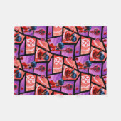 Ladybug & Tikki Muster Fleecedecke (Vorderseite (Horizontal))