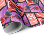 Ladybug & Tikki Muster Geschenkpapier (Rolleneckpunkt)