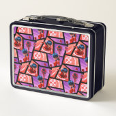 Ladybug & Tikki Muster Metall Brotdose (Rückseite)