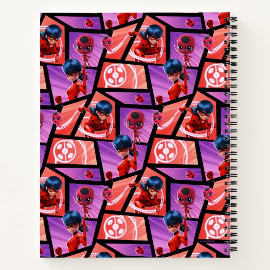 Ladybug & Tikki Muster Notizblock (Rückseite)