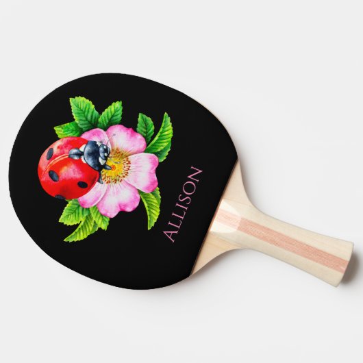 Ladybug Tischtennis Schläger (Seitenansicht)
