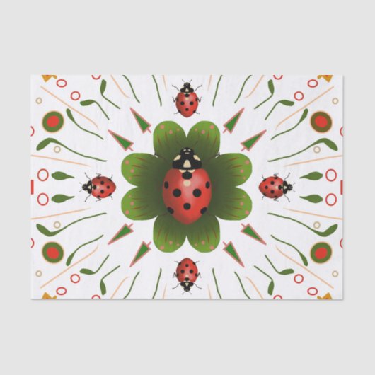 Ladybug Tissue Paper Seidenpapier (Vorderseite)