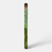 Ladybug über süße Violettsorten-Blume Samsung Galaxy Hülle (Linke Seite)