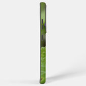 Ladybug über süße Violettsorten-Blume Samsung Galaxy Hülle (Rechte Seite)