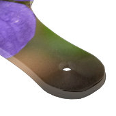 Ladybug über süße Violettsorten-Blume Schneidebrett (Ecke)