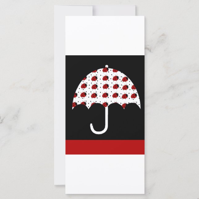 Ladybug Umbrella Design (Vorderseite)