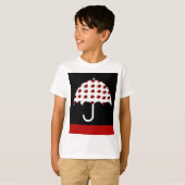 Ladybug Umbrella Design T-Shirt (Vorne ganz)