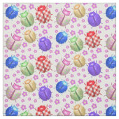 Ladybug und Blume Kinder Kinder Kinderzimmer Stoff (Muster)