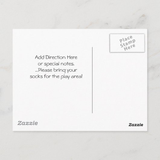 Ladybug und Blume Postkarte (Rückseite)