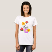 Ladybug und Blume T-Shirt (Vorne ganz)