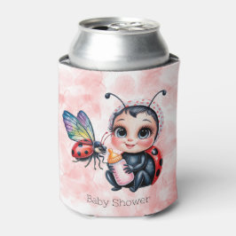 Ladybug und Butterfly Girl Babydusche Dosenkühler