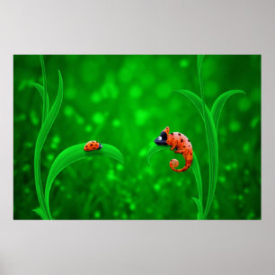Ladybug und Chameleon Poster