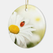 Ladybug und Daisy Keramik Ornament (Links)