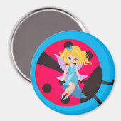 Ladybug und Feenmagnet Magnet (Vorderseite/Rückseite)