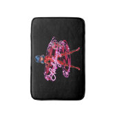 Ladybug und Tikki Graphic Badematte (Vorderseite Vertikal)