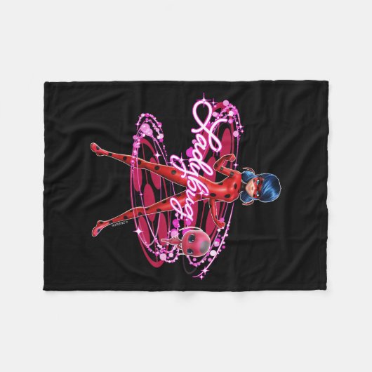 Ladybug und Tikki Graphic Fleecedecke (Vorderseite (Horizontal))