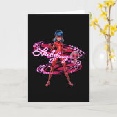 Ladybug und Tikki Graphic Karte (Gelbe Blume)