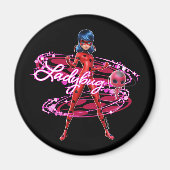 Ladybug und Tikki Graphic Magnet (Vorne)