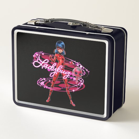 Ladybug und Tikki Graphic Metall Brotdose (Rückseite)