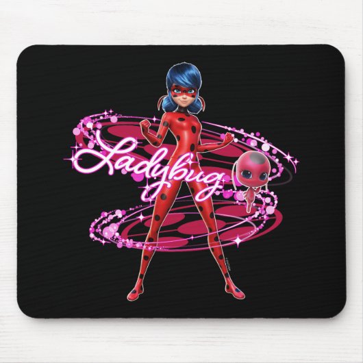 Ladybug und Tikki Graphic Mousepad (Vorne)