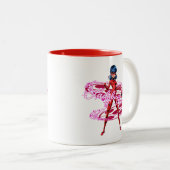 Ladybug und Tikki Graphic Zweifarbige Tasse (VorderseiteRechts)
