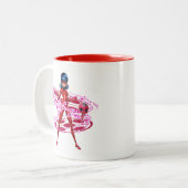 Ladybug und Tikki Graphic Zweifarbige Tasse (Vorderseite Links)
