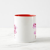 Ladybug und Tikki Graphic Zweifarbige Tasse (Mittel)