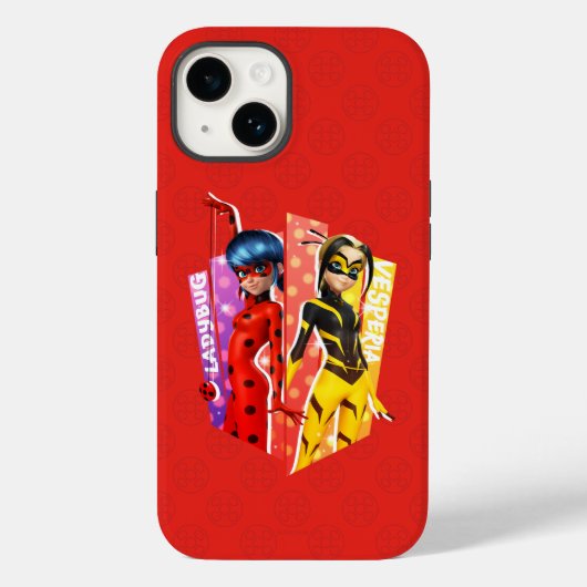 Ladybug und Vesperia Graphic Case-Mate iPhone Hülle (Rückseite)