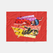 Ladybug und Vesperia Graphic Fleecedecke (Vorderseite (Horizontal))
