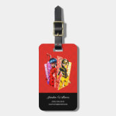 Ladybug und Vesperia Graphic Gepäckanhänger (Vorderseite vertikal)