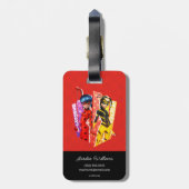 Ladybug und Vesperia Graphic Gepäckanhänger (Rückseite vertikal)