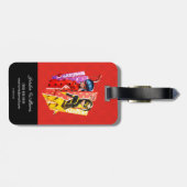 Ladybug und Vesperia Graphic Gepäckanhänger (Rückseite horizontal)