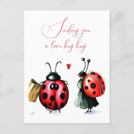 Ladybug Valentine's Day Card Feiertagspostkarte